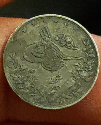 エジプト 1 キルシュ 1293 年 29 KM# 292 XF 高級銀貨 希少 オスマン帝国 T89