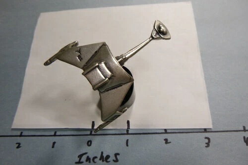 スタートレック クリンゴン巡洋戦艦 TOS オリジナルシリーズ 1993 シルバーシップ 4KB2