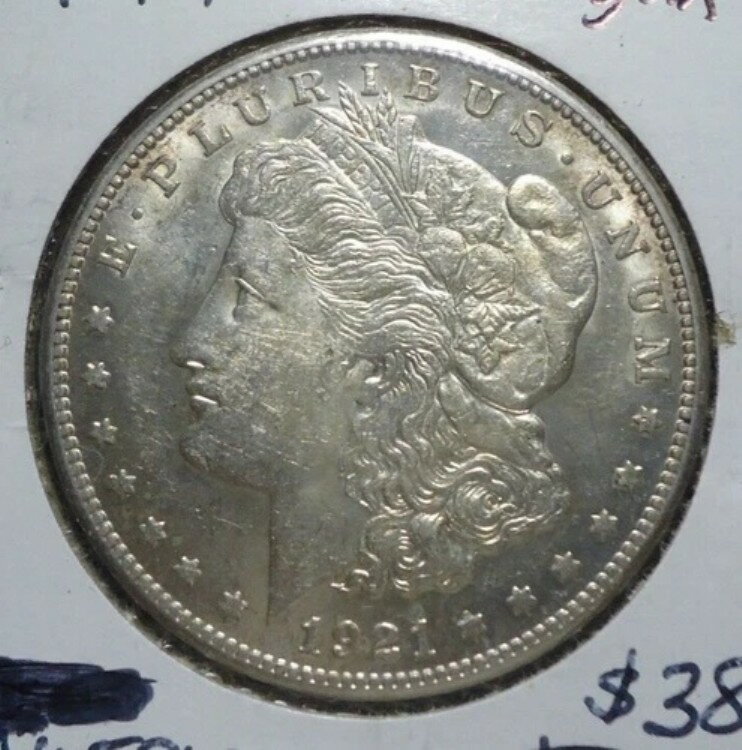 スライダー ブリリアント アンサーキュレート BU 1921 S サンフランシスコ モルガン シルバー 1ドル