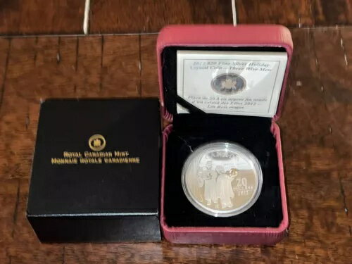 2012年カナダ 20ドル 純銀貨：東方の三博士（鑑定書+箱付き）