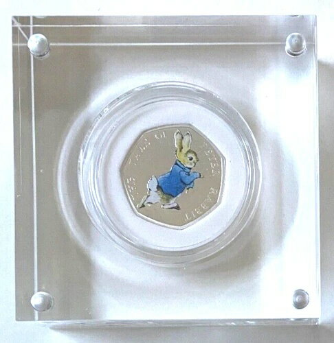 ロイヤルミント ピーターラビット 2017年 英国 50ペンス シルバー プルーフコイン(3)