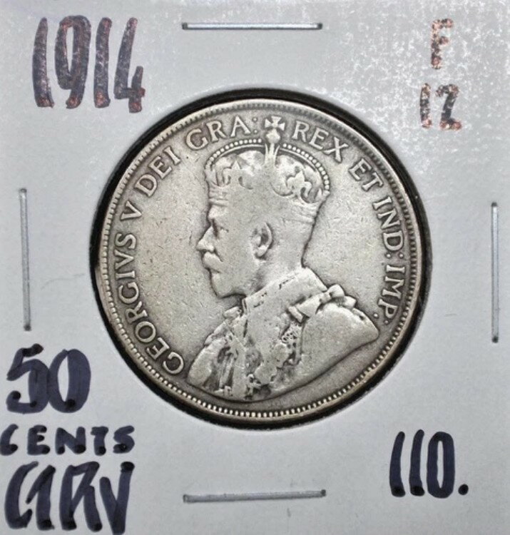 1914年カナダ50セント