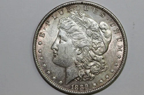 1889-P モルガン 90% シルバー ダラー スライダー グレード 未使用品 (MDX4537)