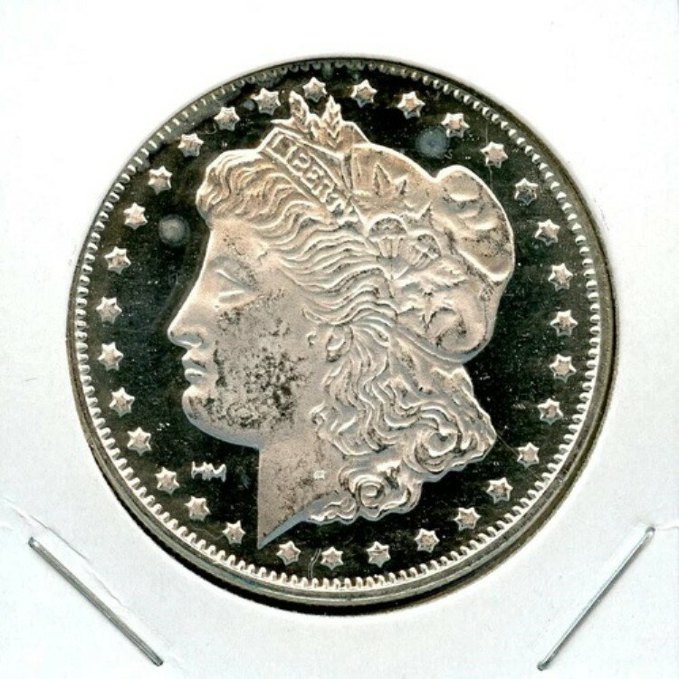 楽天WORLD RESOURCE【KING店】ハイランドミント モルガンダラースタイル .999 シルバー地金 1オンス プルーフ #02 DCAM 仕上げ