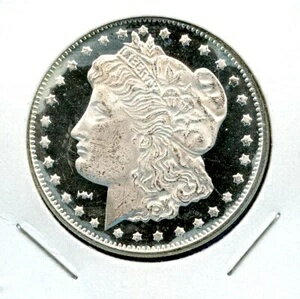 楽天WORLD RESOURCE【KING店】ハイランドミント モルガンダラースタイル .999 シルバー地金 1オンス プルーフ #16 DCAM 仕上げ