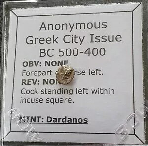 #L462# ダルダノス産の匿名ギリシャ銀貨、紀元前500-400年