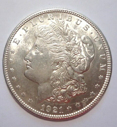 SLIDER BU 未使用 1921 年フィラデルフィア モーガン シルバー ダラー 送料無料!