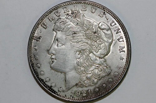1921年 Pグレード 未使用 スーパースライダー モルガン 90% シルバーダラー MDX3806