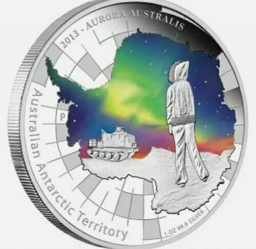 オーストラリア オーロラ・オーストラリス - 2013年カラー銀貨