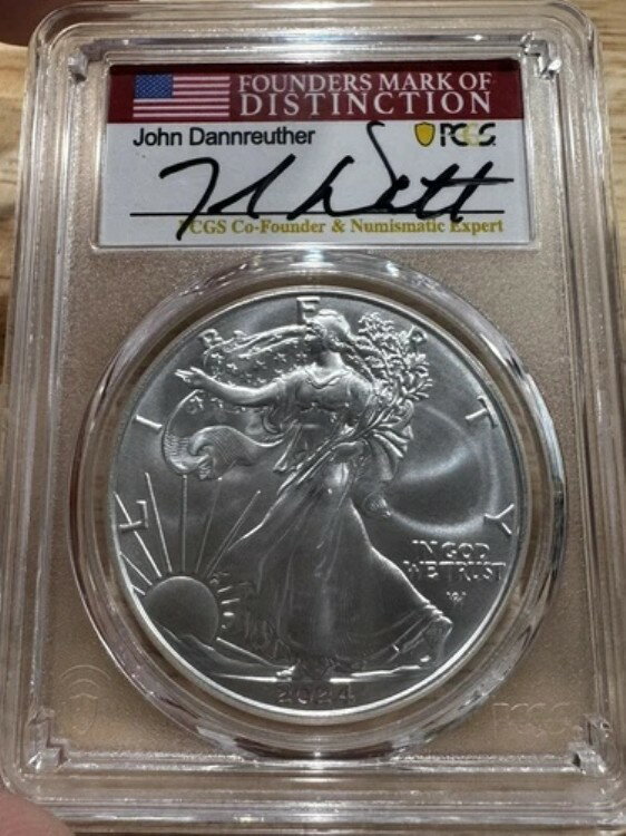 2024ASE PCGS MS70 WP 1st Strike* PCGS創設者