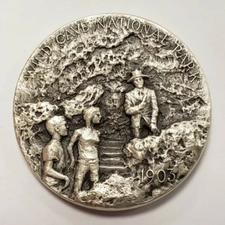 1903年ウィンドケーブ国立公園 .999 シルバーメダル - Medallic Art Co - SKU-F5502