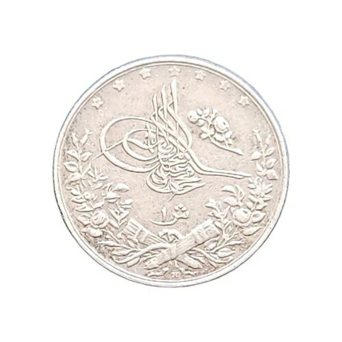 ?1910?AH 1327?エジプト?1 キルシュ?銀貨?