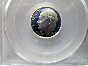 1998-S シルバー ルーズベルト ダイム プルーフ PCGS PR70 DCAM 鏡に映った美しい色彩