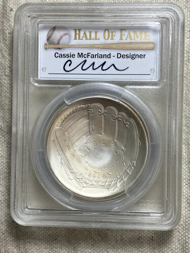 2014-P 野球殿堂入りシルバードル PCGS
