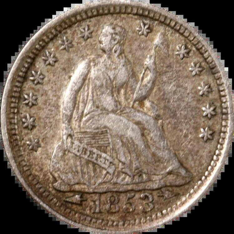 楽天WORLD RESOURCE【KING店】1853-P 着席自由の女神像ハーフダイム - 日付付き矢印 エグゼクティブからのお得な情報