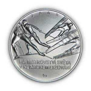 チェコ共和国。2009年、200コルナ、銀メダル - FISノルディックスキー世界選手権