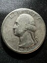 1932-D ワシントン シルバー クォーター キー デイト デンバー ミント コイン 流通