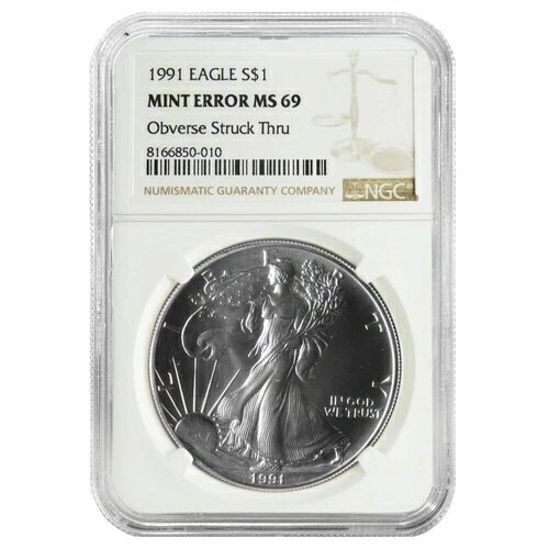 1991年 1ドル アメリカン シルバー イ