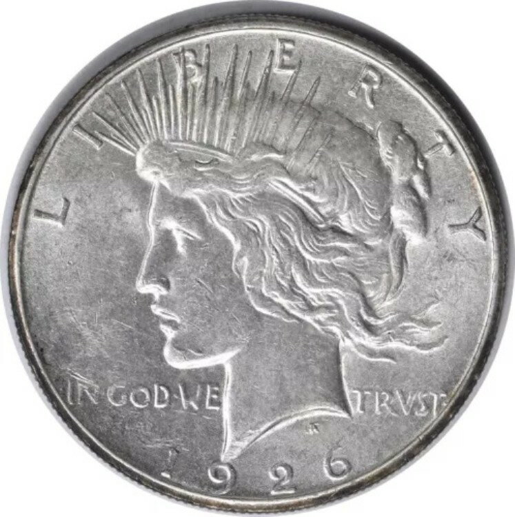 1926-S VAM 1H モルガン シルバー ダラー ディスカバリーコイン AU スライダー 未認定 #932