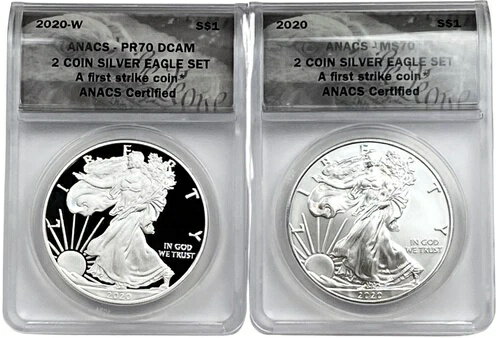 2020 W 2 コイン アメリカン シルバー 