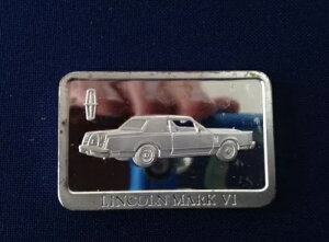 1979年式リンカーン マークVI フォード・モーター社製 プルーフシルバーアートバー P2173
