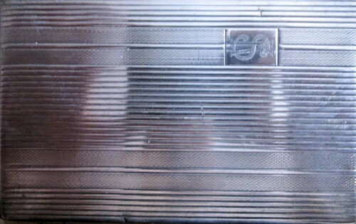 アンティークシルバーシガレットケース