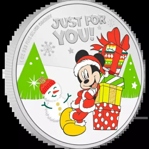2021年ディズニー シーズンズグリーティング 1オンス シルバーコイン