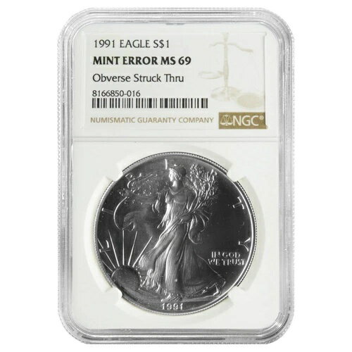 1991年 1ドル 1オンス アメリカンシル