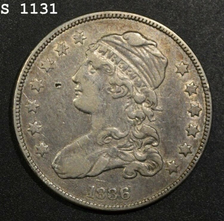 1836年製 キャップドバストクォーター「VF/XF」*2点目以降は送料無料*