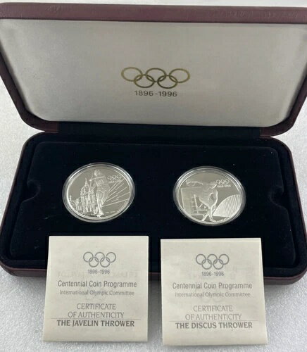 1994年フランスIOCオリンピックやり投げ・円盤投げ - 100フラン92.5%銀貨