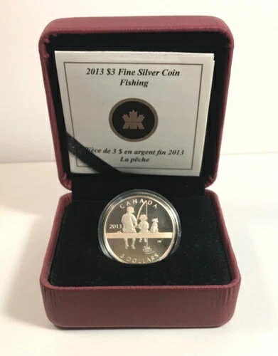 2013年カナダドル3ドル純銀貨 - 釣り