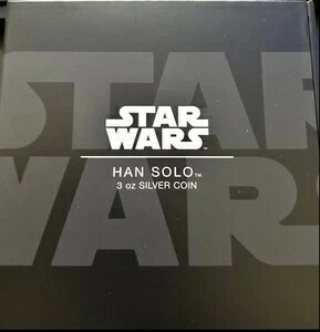 2023年 ニウエ スターウォーズ ハン・ソロ コイン 3オンス カラーライズ .999 シルバー プルーフ