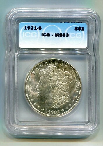 1921-S ⡼ С ɥ ICG MS63 ꥸʥ륳 ץߥʼ PQ
