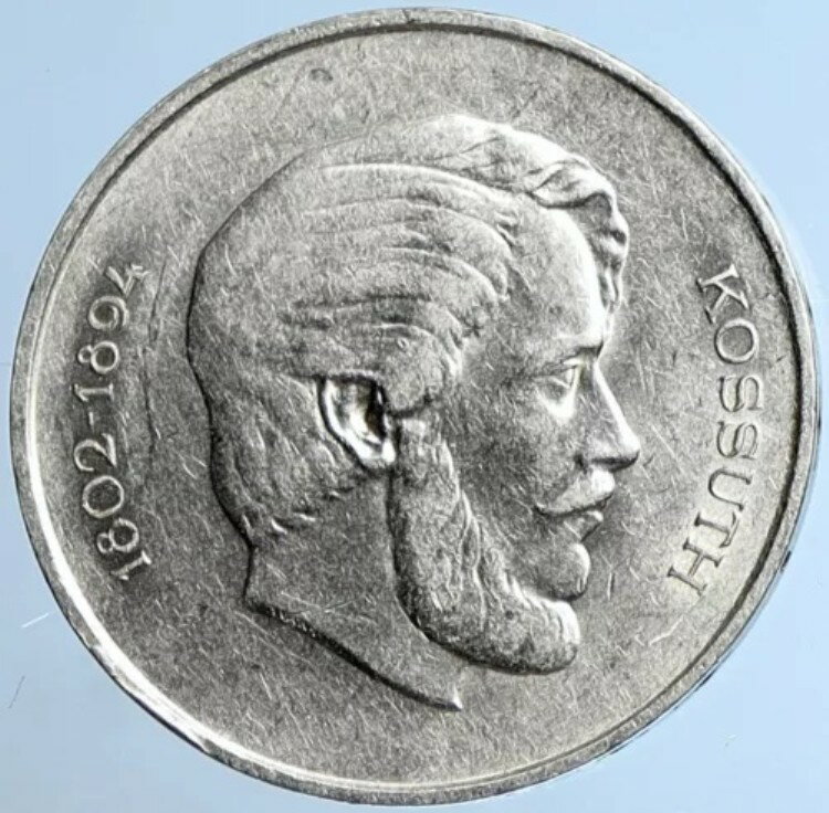 1947年 ハンガリー フランツ・ヨーゼフ1世 & ラヨシュ・コシュート ヴィンテージ シルバー 5フォリントコイン i109722