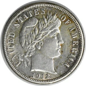 1912年製 S/S バーバー シルバーダイム RPM1 AU スライダー 未認定 #1137