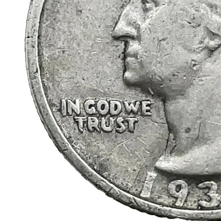 1934年 FS-101 DDO ワシントン クォーター XF-非常に良好な90%シルバー 25セント米国コイン #3