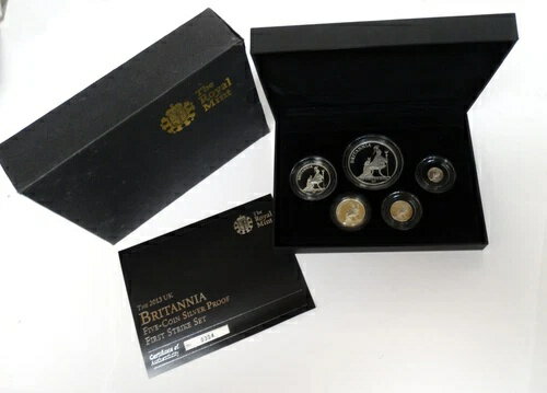 2013年 英国 ブリタニア 5枚セット 999