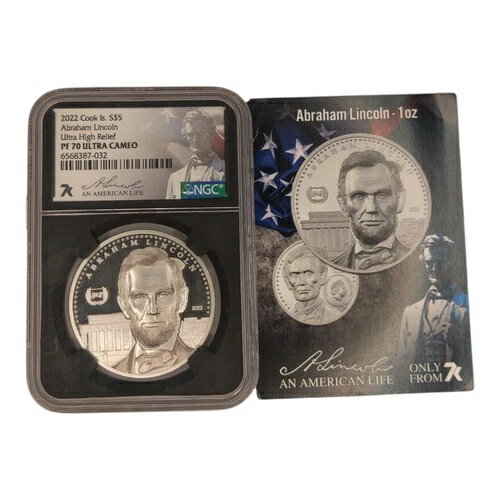 2022年の料理は。5ドル エイブラハム・リンカーン ウルトラハイレリーフ PF70 ウルトラカメオ 1A