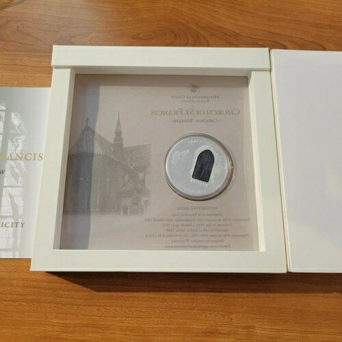 2012年 クック諸島 10ドル プルーフ シルバー ウィンドウズ オブ ヘブン セントフランシス教会