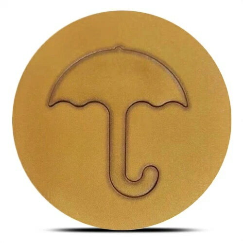 2022年 2オンス ニウエ産 着色銀ダルゴナ ハニカム傘型コイン