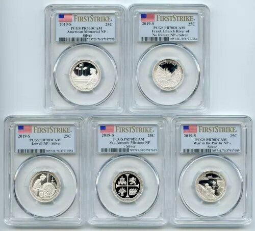 2019 S シルバークォーターセット 5枚