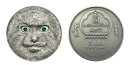 2014 モンゴル 500 - マヌルネコ 1 オンス 0.999 シルバー コイン