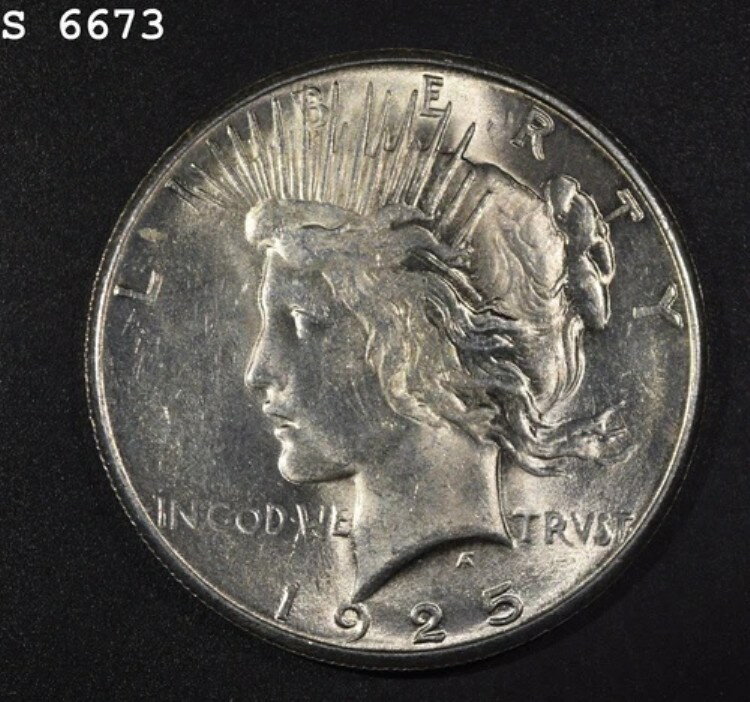 1925-S 平和ドル "CH BU" *1点目以降は送料無料*