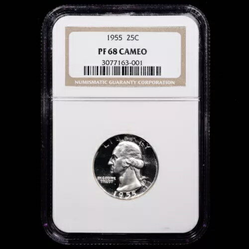 1955年 プルーフ ワシントン クォー