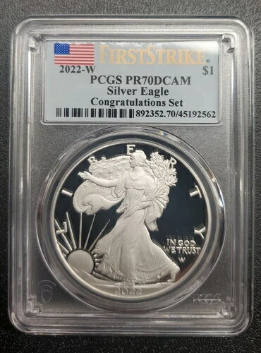 2022-W $1 アメリカン シルバー イーグ