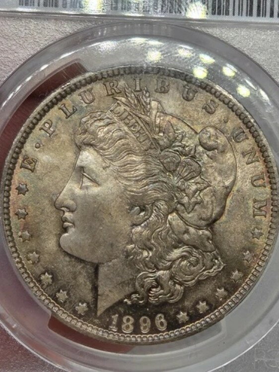 1896年 1ドル モルガン・ダラー PCGS MS65 トーン