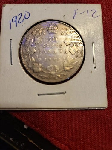 1920年カナダ50セントF+