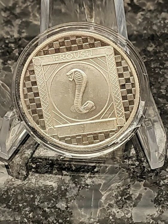 ラウシュ レーシング コブラ 1オンス シルバー ラウンド .999 日付なし シリアル番号 1538