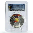ニウエ 1ドル ロックオペラ ジュノとアヴォス PR68 PCGS カラープルーフ銀貨 2011年
