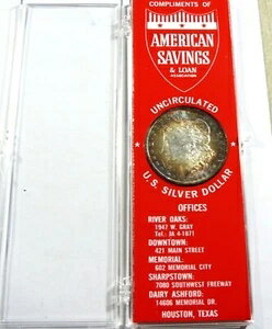 1884年 O アメリカ貯蓄貸付組合モルガン銀貨 両面に良好な色調